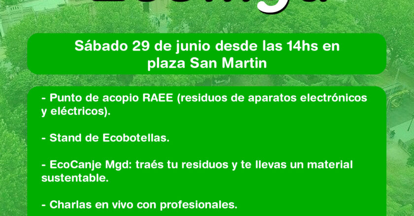 ¡Sé parte de la 1ra jornada EcoMgd!