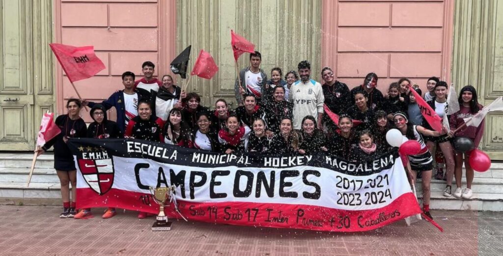 La Escuela Municipal de Hockey de Magdalena se consagró campeona de la Copa Challenger 2024