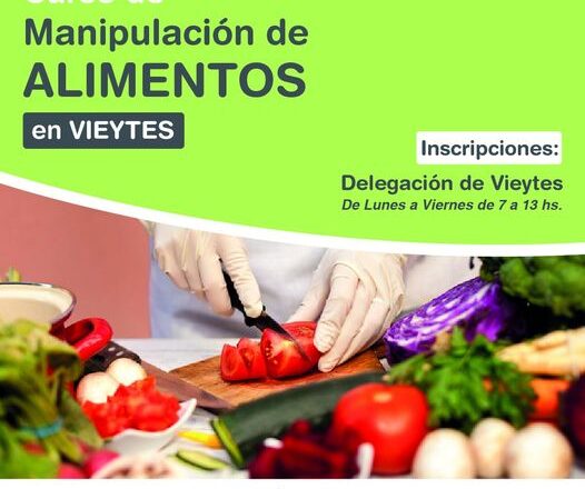 Atención Vieytes ! Hoy inicia la preinscripción para el Curso de Manipulación de Alimentos