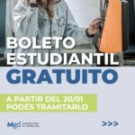 YA PODÉS TRAMITAR EL BOLETO EDUCATIVO GRATUITO!