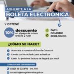 Adherite a la boleta electrónica y ahorrá un 10% en tus tasas municipales