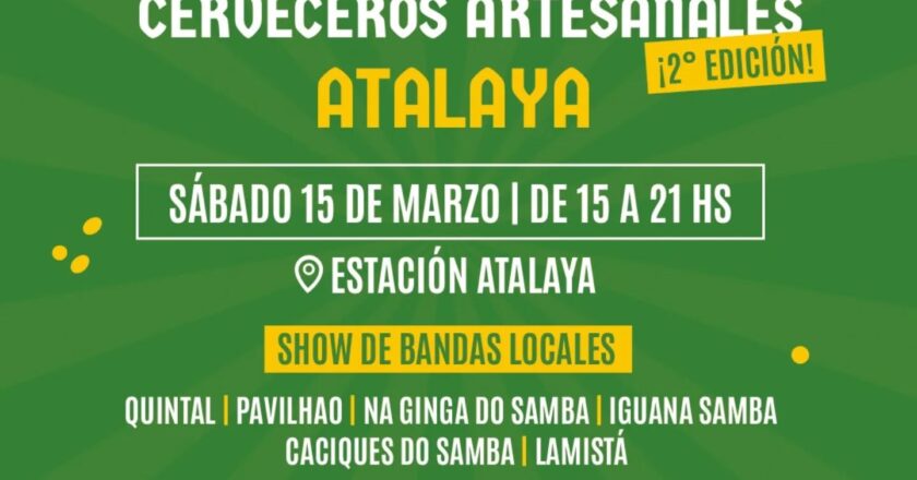 Encuentro Regional de Cerveceros Artesanales en Atalaya: edición Pre San Patricio!