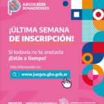 ÚLTIMA SEMANA DE INSCRIPCIÓN PARA LOS BONAERENSES 2025