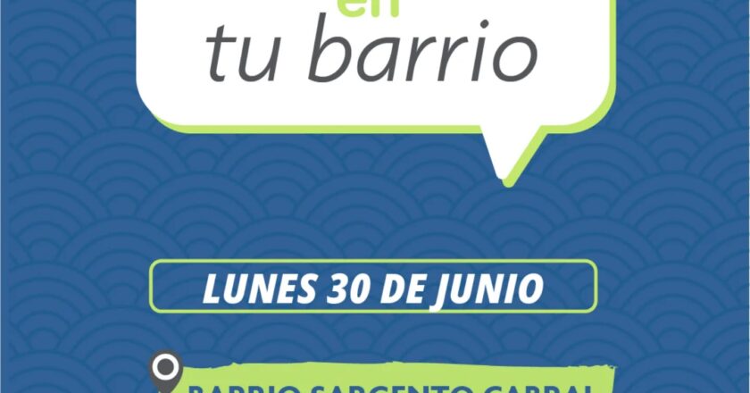 La Muni en tu Barrio llega al B. Sargento Cabral