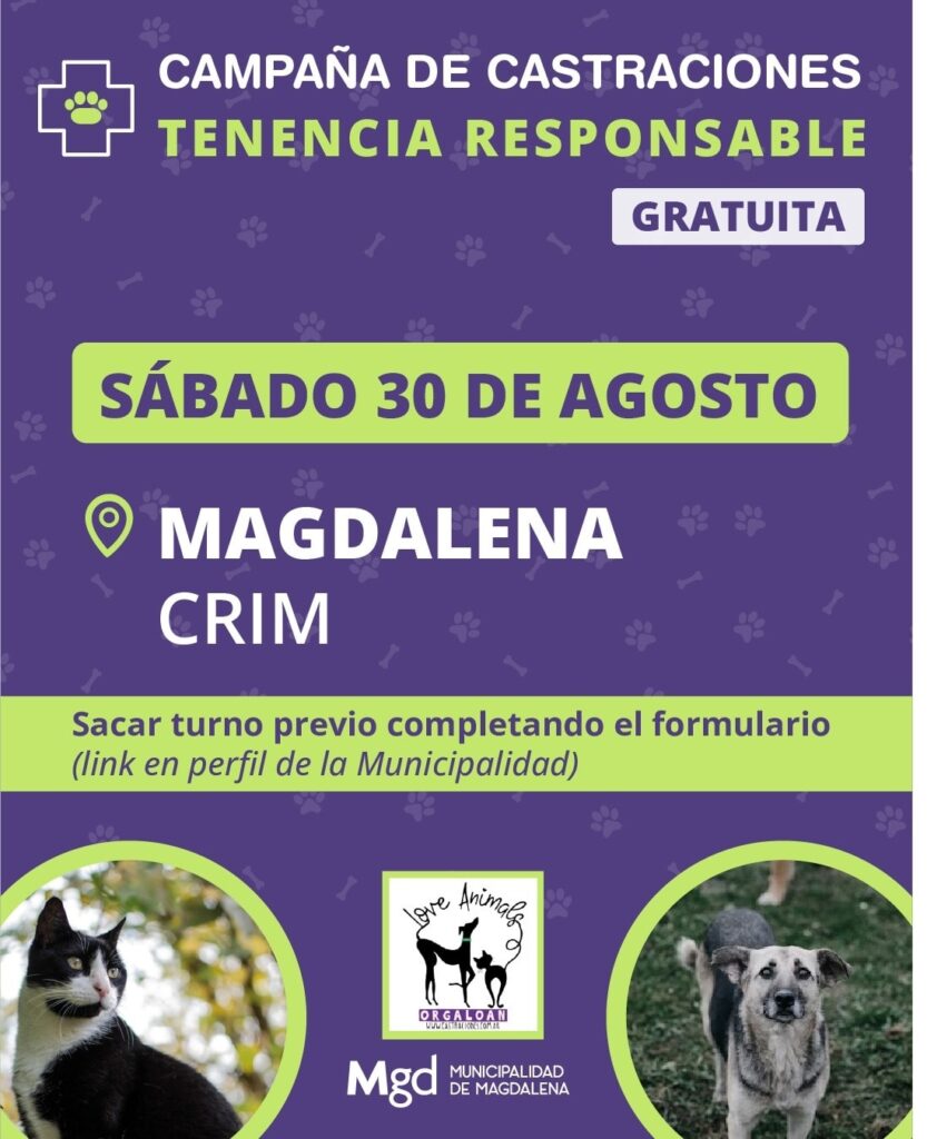 8va Jornada de Castraciones Masivas en Magdalena