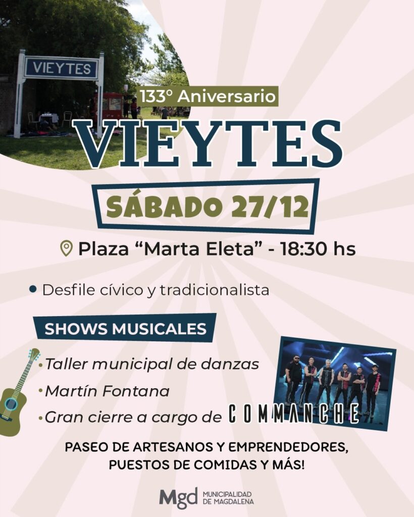 ¡Vieytes está de fiesta!