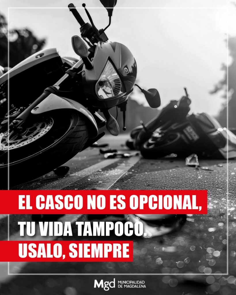 El casco no es un accesorio.