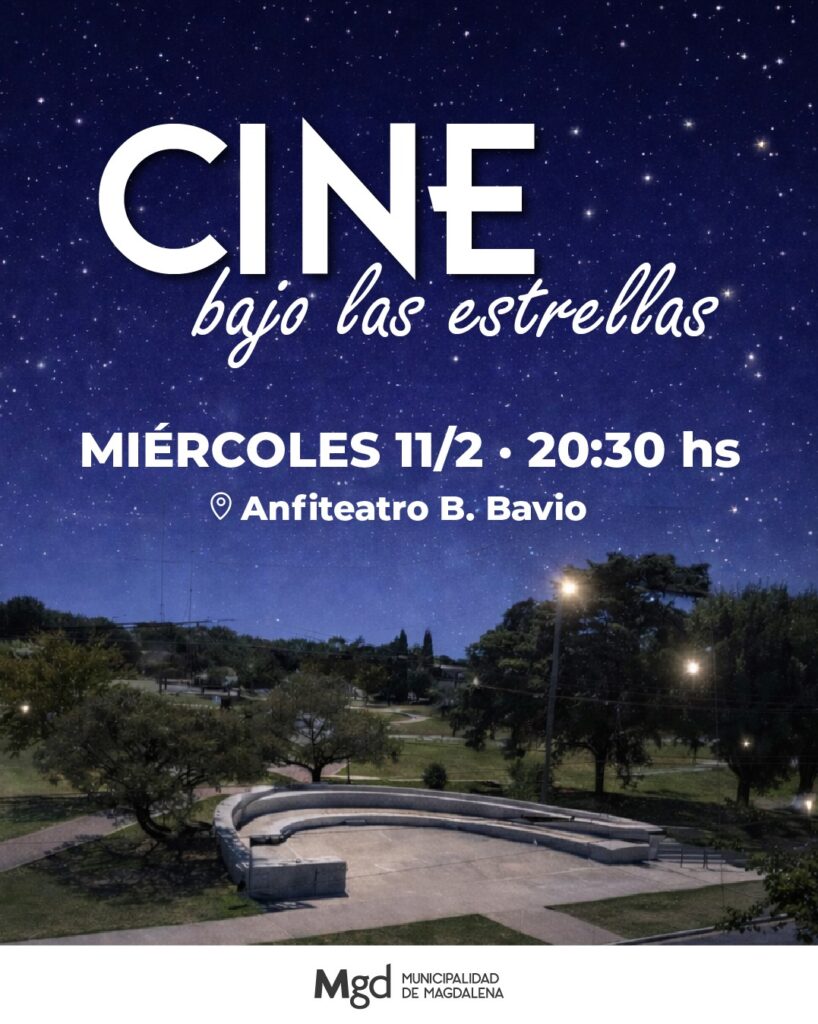 Este Miércoles llevamos el cine a Bavio!