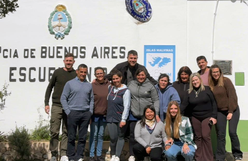 Hourcade confirmó la construcción de nuevas aulas para la Escuela 9 de La Clelia ante el crecimiento de la matrí...
